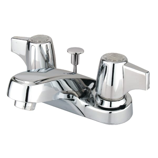 GKB160 4" Centerset Bathroom Faucet, Polished Chrome